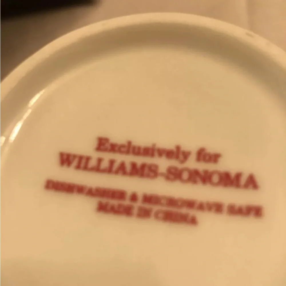 WILLIAMS SONOMA Twas The Night Before Christmas - Christmas Tree Large Mug Cup